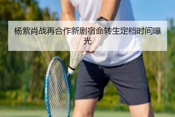 杨紫肖战再合作新剧宿命转生定档时间曝光